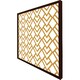 image 3 of Geometric scales (Picture Frame) Brown | Oak | XL