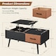 image 3 of Yaheetech Lift Top Coffee Table with Drawer