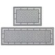 image 1 of JVL Avanti Machine Washable Entrance Doormat and Runner Set - Grey