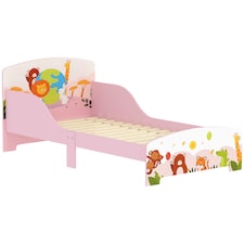 AIYAPLAY Toddler Bed, Cute Animal-Themed Kids Bed Frame, 143 x 77 x 60cm