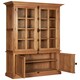 image 5 of Stylish Cabinet With 3 Upper Shelves, Versatile Design Storage Cabinet, Eco Friendly Wooden Bedisde Cabinet Brown