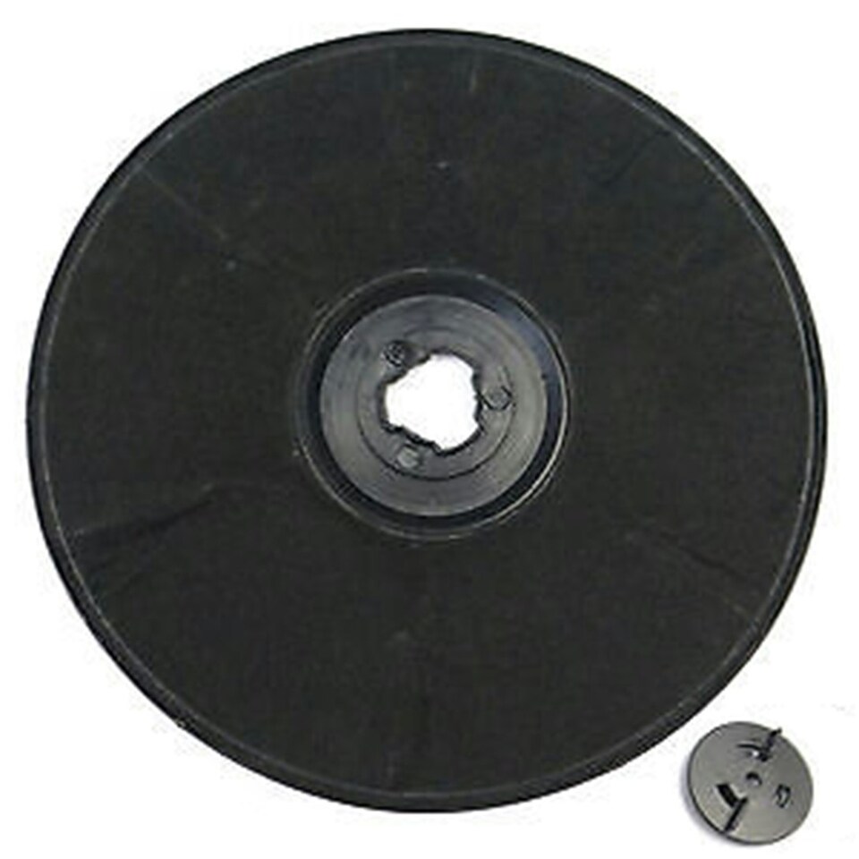 image 1 of SPARES2GO EFF57 Type Carbon Charcoal Filters compatible with Ariston Cooker Hood / Extractor Vent (Pack of 2, 230mm x 20mm)