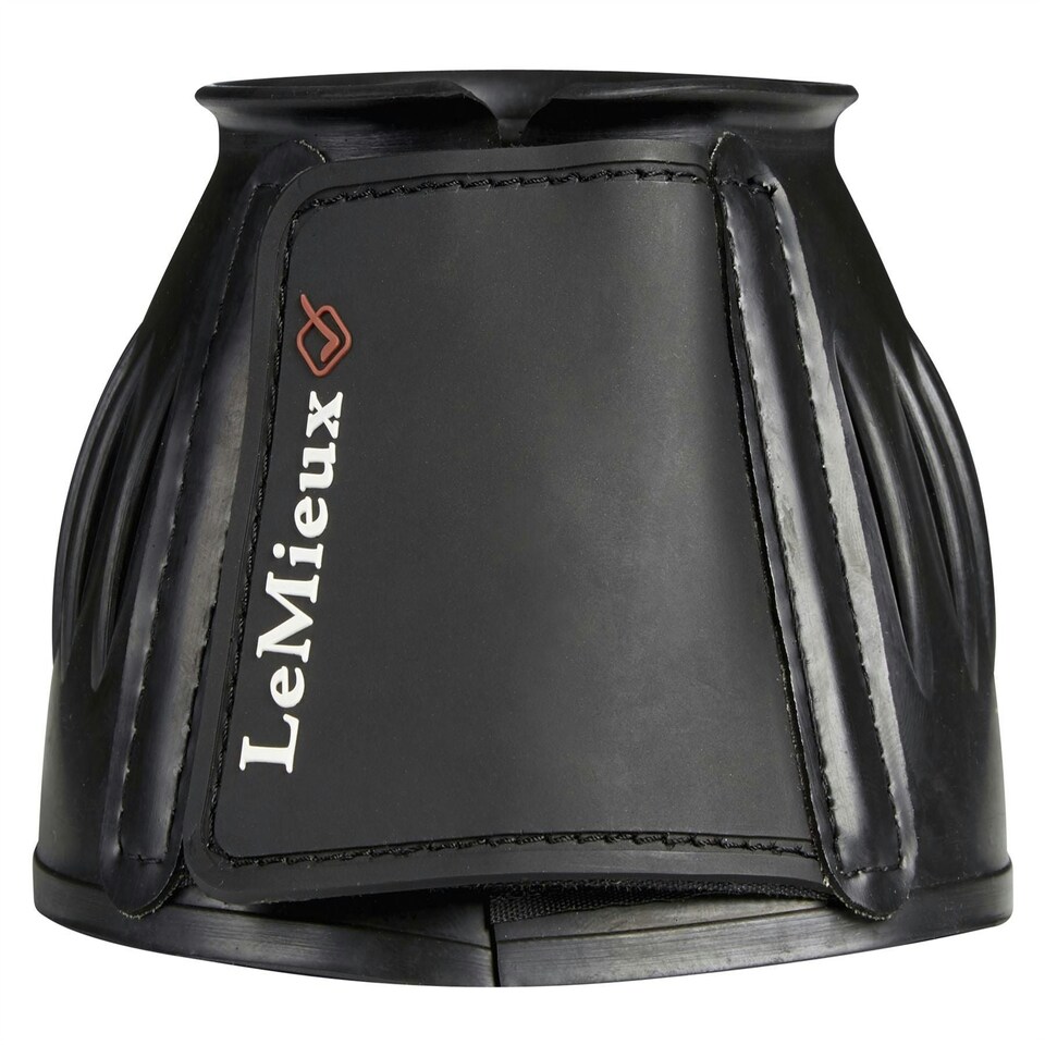 image 1 of LeMieux Rubber Bell Boots Black | Large