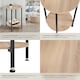 image 4 of Bedside Table Ballina -industrial style, round with 2 shelves, 45 x 64 cm | Brown | industrial wood light, oak Sonoma | 45 x 45 x 64 cm | 1