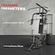 image 6 of HOMCOM Multifunction Home Gym Weight Training Station Machine Black