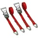 image 1 of 2pk Ratchet Strap Stainless Steel Boat Trailer 3.7m 25mm Marine Grade Claw Hook
