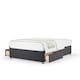 image 1 of Super Ortho Orthopaedic Graphite Plush Velvet 2 Drawer Divan Set Small Single