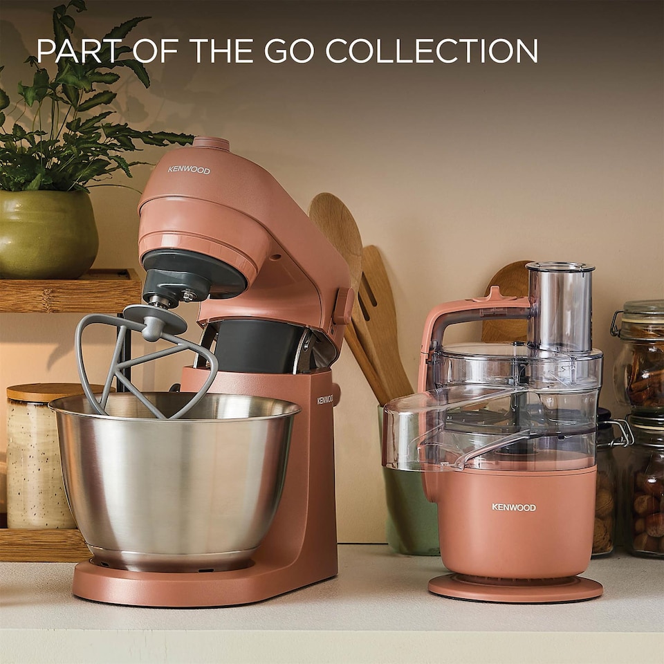 image 1 of Kenwood 800w Kenwood Go Stand Mixer Clay Red
