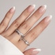 image 1 of Everyday Elegance - Press On Nails Pink | white