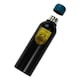 image 3 of Harry Potter Steel 700ml Water Bottle - Black/Gold - One Size