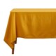 image 1 of Homescapes Mustard Yellow Tablecloth - 137 x 228 cm Yellow