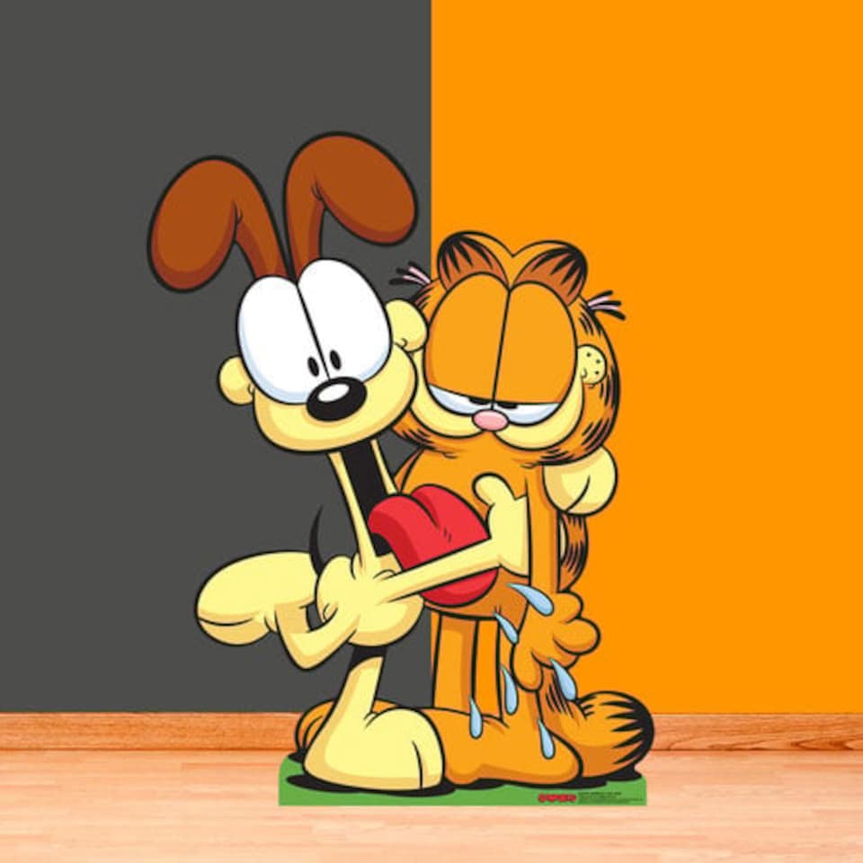 image 1 of Garfield and Odie Lifesize Cardboard Cutout 126cm
