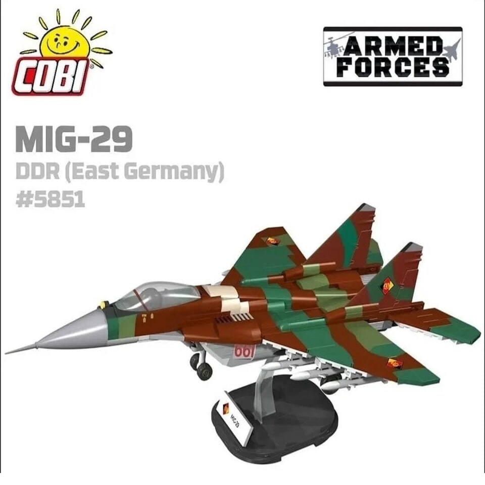 image 1 of MIG 29 DDR brick plane model - COBI 5851 - 590 bricks
