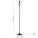 image 3 of ValueLights Traditional Style Black Barley Twist Floor Lamp Base