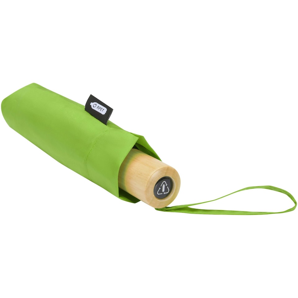 image 1 of Avenue Birgit Recycled Folding Umbrella - Lime Green - One Size