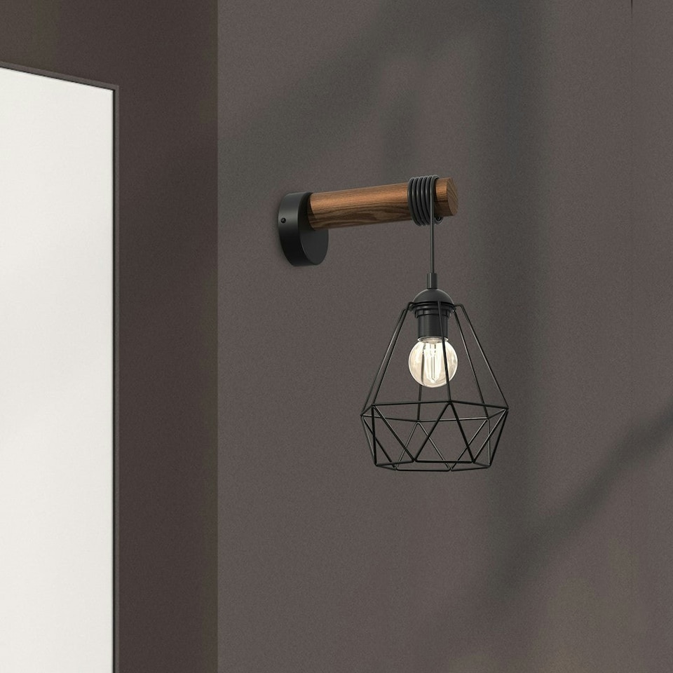 image 1 of Milagro Wall Lamp Acero 1XE27