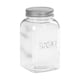 image 2 of Tala Sugar Glass Jar with Screw Top Lid 1250ml
