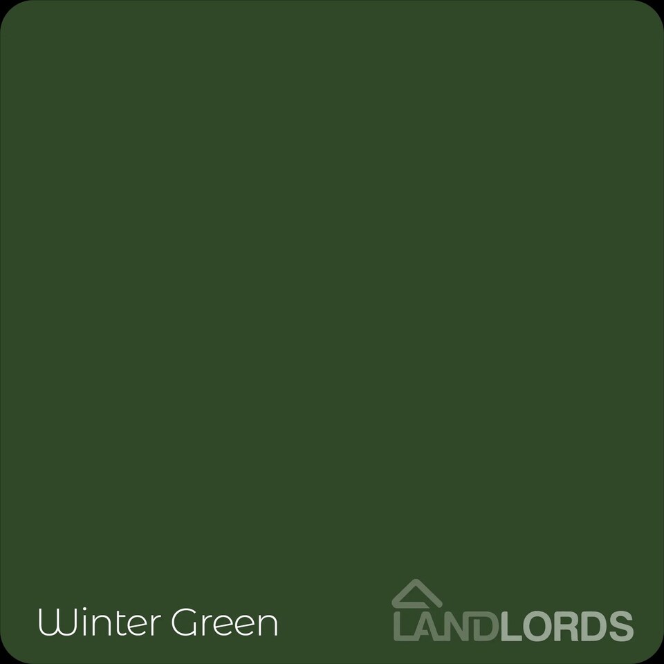 image 1 of Landlords Paint - Shed & Fence Paint - Best Durable Outdoor Wood Protection - Winter Green - 20L