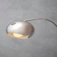 image 3 of Interiors by Premier Chrome Finish Table Lamp With White Base Silver