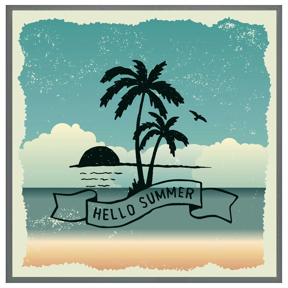 image 1 of Hello summer (Picutre Frame) Black | S