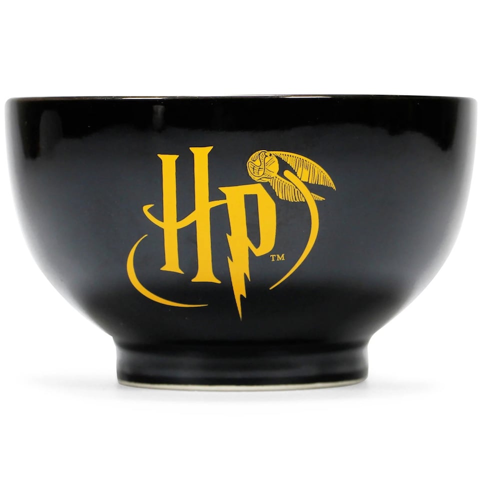 image 1 of Harry Potter Hogwarts Crest Bowl | Black