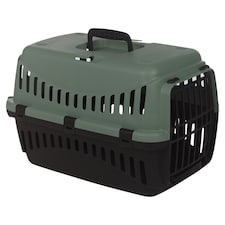 Dog Pet Carrier Transporter Cage 46x31x32cm | Grey | Not provided | 1