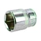 image 2 of 11/16" Imperial 6 Point 3/8" Drive Shallow Socket SAE AF Chrome Vanadium Steel