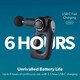image 6 of GEEPAS Portable Massage Gun Deep Tissue, Black