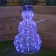 image 8 of 60cm Indoor Outdoor Acrylic Snowman Christmas Decoration with Colour Changing LED