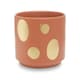 image 1 of Interiors by Premier Gold Speckled Ceramic Planter, Modern Small Garden Pot for Home Decor, Ceramic Pots for Indoor Plants Gold