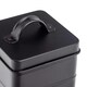 image 5 of Harbour Housewares 4 Piece Black Vintage Metal Kitchen Canisters Set Utility Storage Utility Containers Storage Box Storage Container