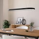 image 3 of EGLO Codriales Modern Black LED Oval Pendant Light WBS Black