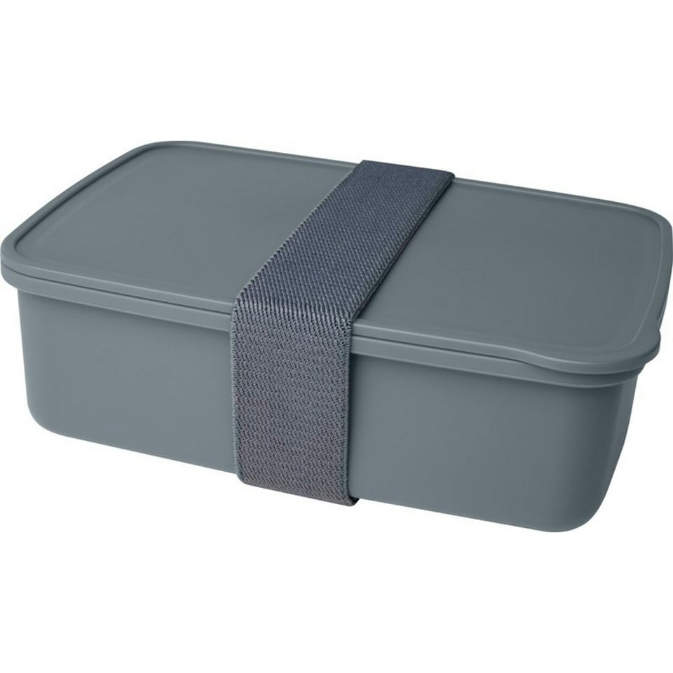 image 1 of Seasons Dovi Plastic Lunch Box - Grey - 6cm x 19cm x 13cm