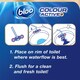 image 3 of Bloo Toilet Rim Block Colour Active+Flower with Odour Stop Technology 2x50g, 12 Pack | Multi | 12