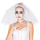 image 4 of Womens Skeleton Bride Costume | White | white | S | 1