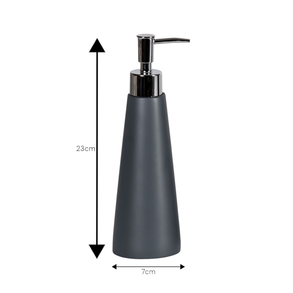 image 1 of Showerdrape Alto Grey 3 Piece Bathroom Accessory Set | Grey | 1