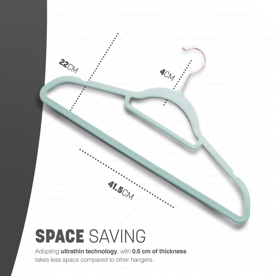 image 1 of Keplin Velvet Non-Slip Clothes Hangers with Tie Bar and Swivel Hook, 30 Pack