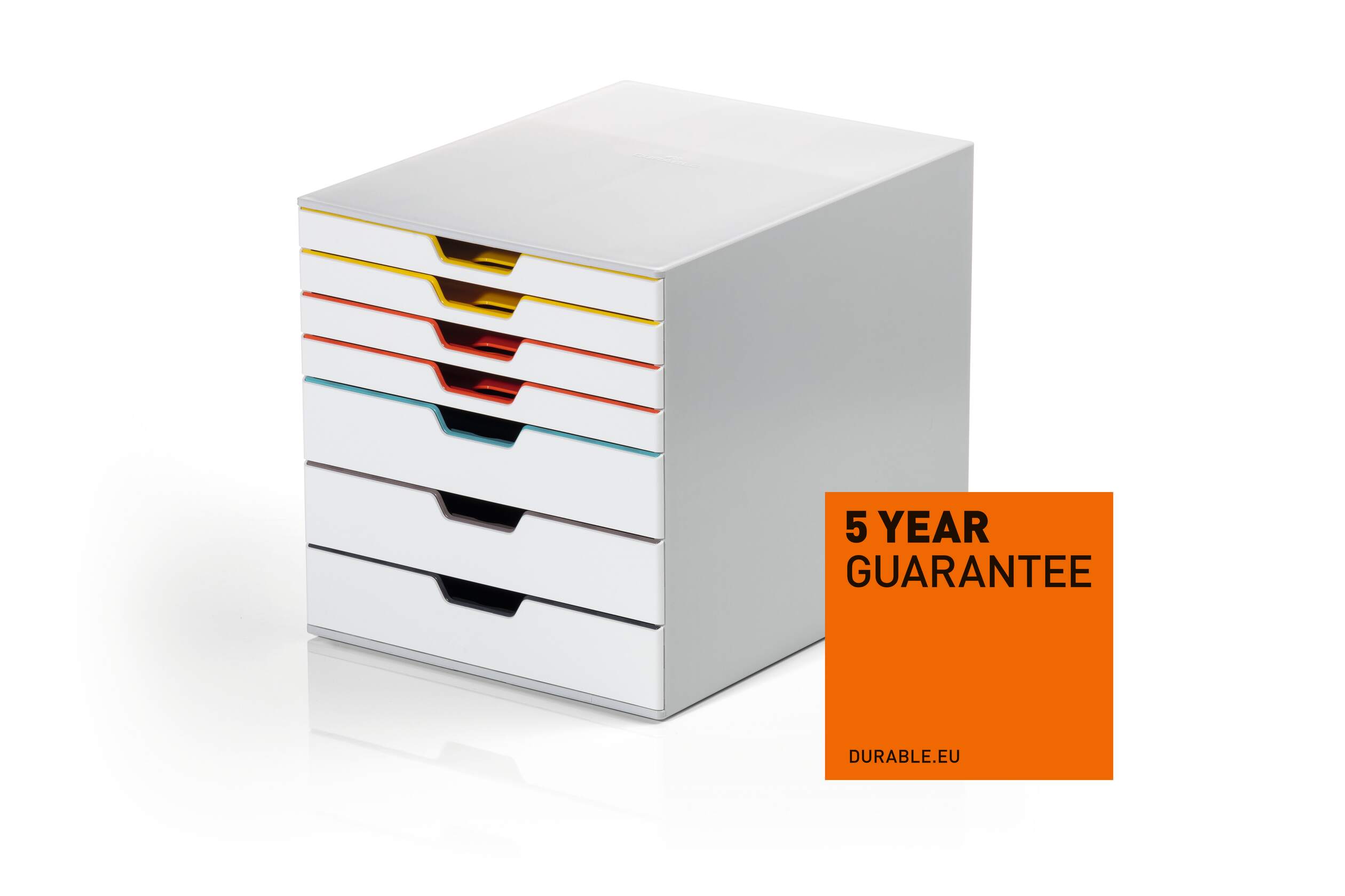Durable VARICOLOR MIX Desktop Organiser 7 Drawer Colour Coded