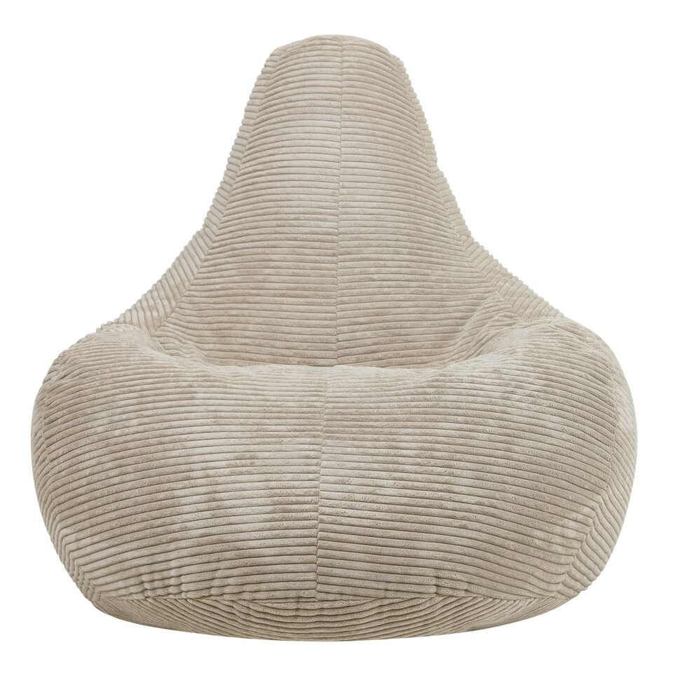 image 1 of icon Dalton Medium Beanbag Corduroy Natural Beige Cream | Cream
