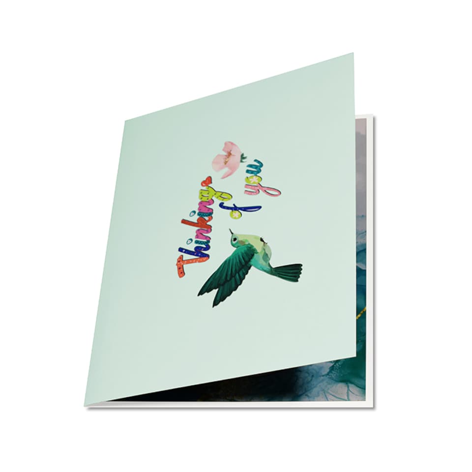 image 1 of Thinking of You 3D Pop Up Greeting Card