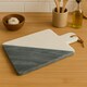 image 1 of Maison by Premier Harlequin White And Grey Marble Paddle Board