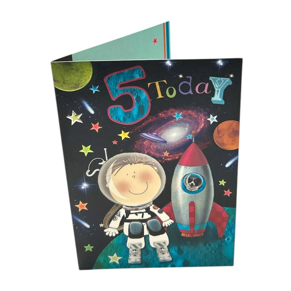 image 1 of Age 5 Male Juvenile Birthday Card