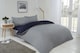 image 3 of Brights Reversible Duvet King Bed NavyGrey