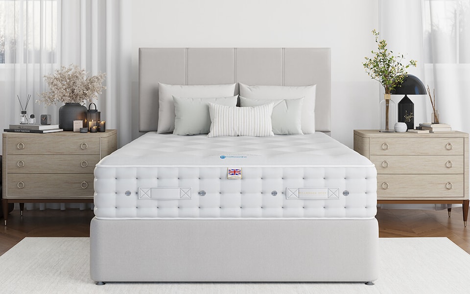 image 1 of Millbrook Wool Luxury Ortho 2000 Pocket Mattress Single | White | 1