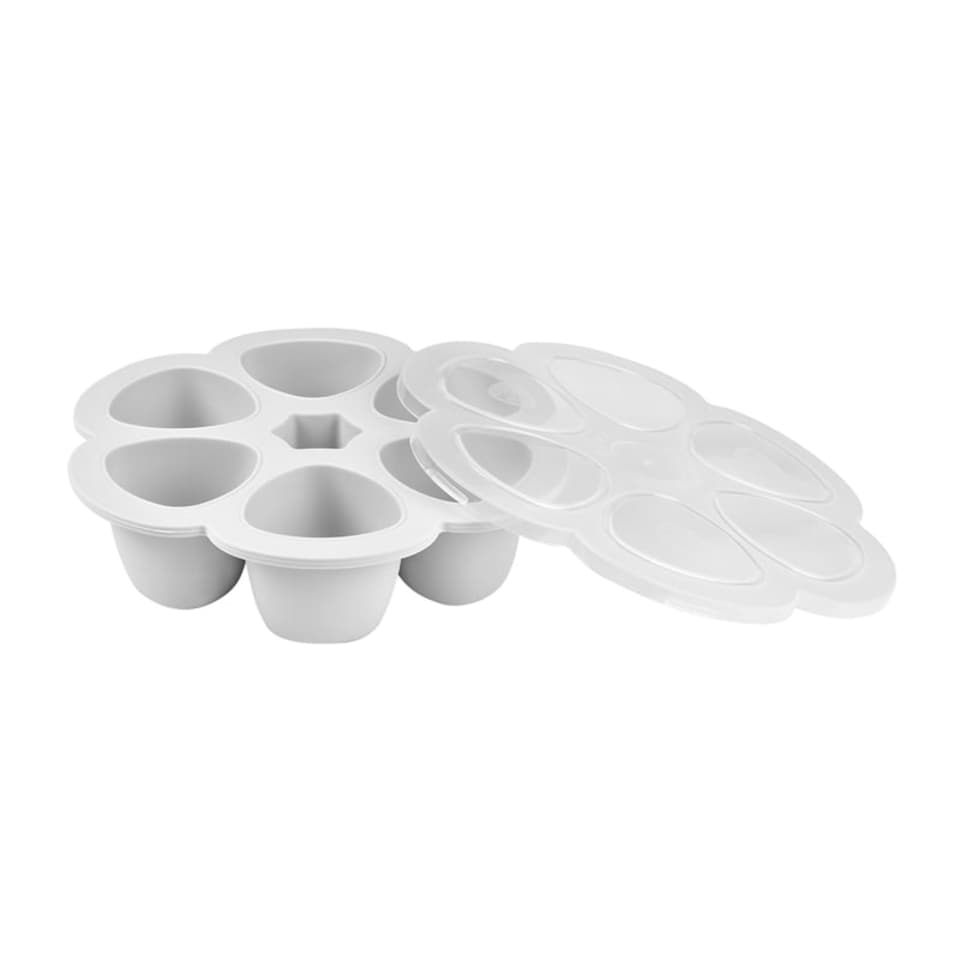 image 1 of Béaba Silicone 6 Weaning Portions Storage Tray 90ml Light Mist