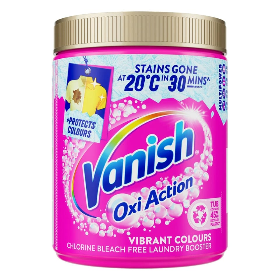image 1 of Vanish Oxi Action Powder 1kg & Colour Spray 500ml Stain Remover Bundle