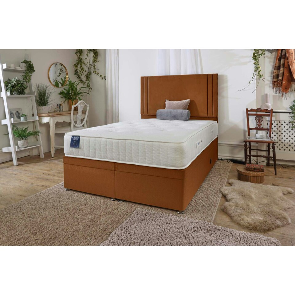 image 1 of Abbey 1000 Pocket Sprung Mattress 23cm Super King White | Super King