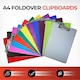 image 2 of A4 Light Blue Foldover Clipboard