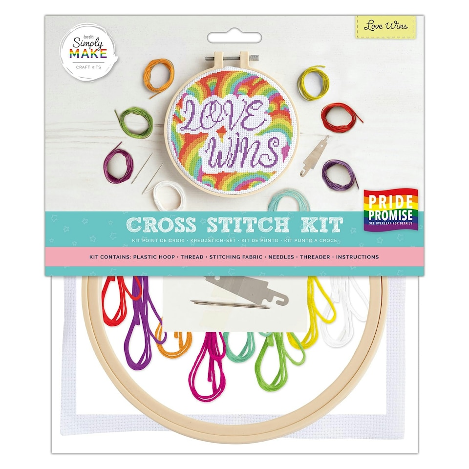 Cross Stitch Kit - Love Wins