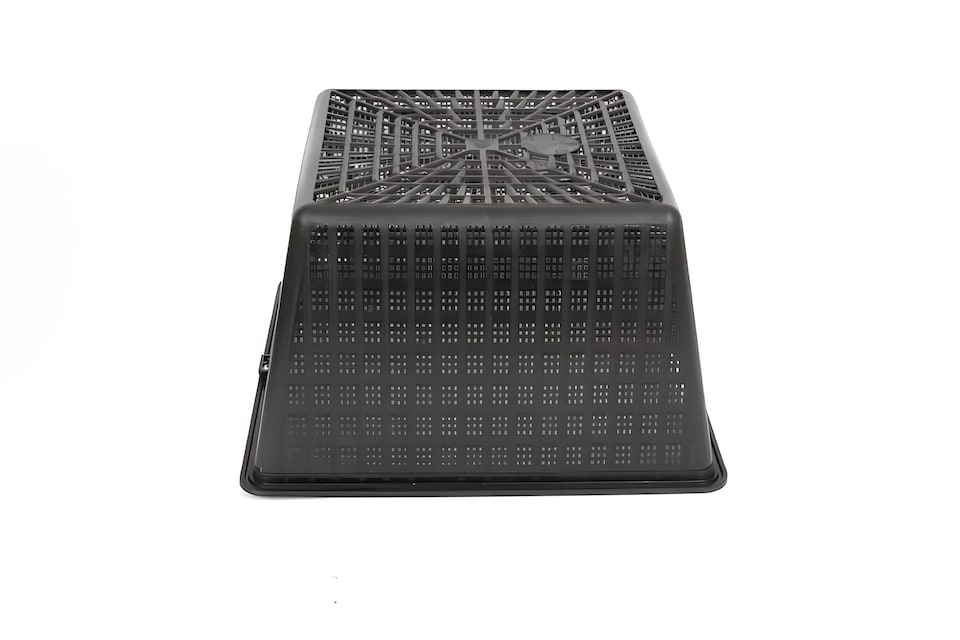 image 1 of Aquatic Pond Planting Basket - Square - 24cm / 5 Ltr - Mesh Plant Pot for Water Garden Ponds, Protects Roots from Fish
